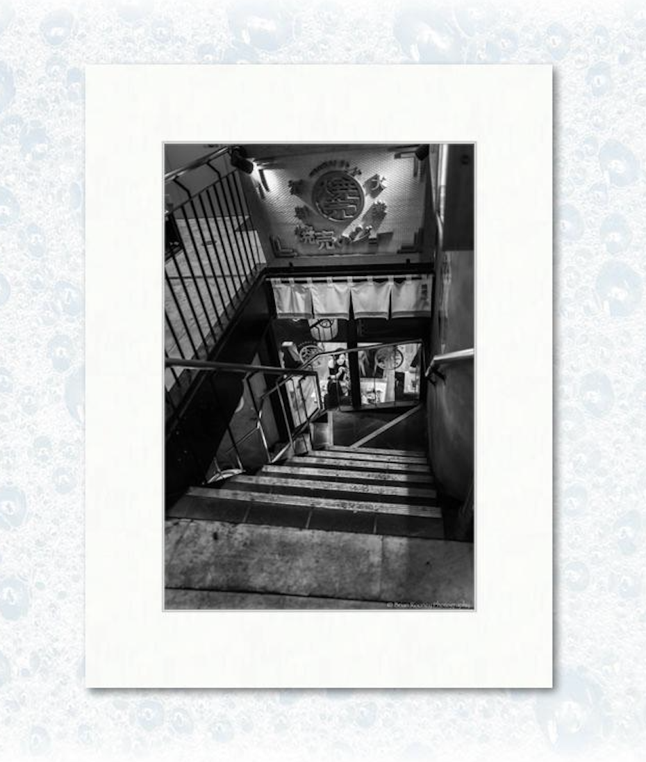 12" x 18" photograph on 18" x 24" matting