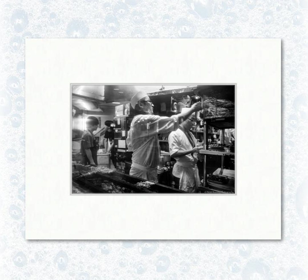 6" x 9" photograph on 11" x 14" matting