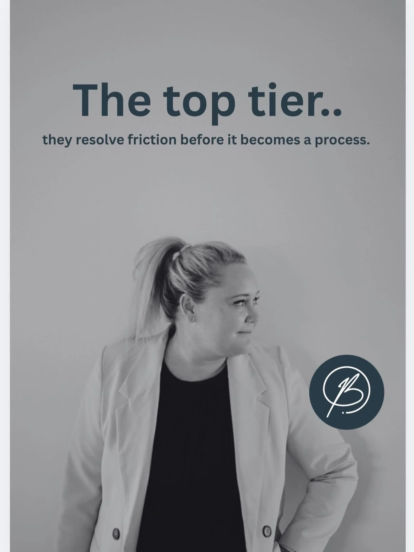Patterns from working with top-tier operators.

One difference shows up consistently:

They resolve friction before it becomes process.

Often the call from a CEO or a senior member of my team sounds like this:

&ldquo;Carly, can we talk through an i