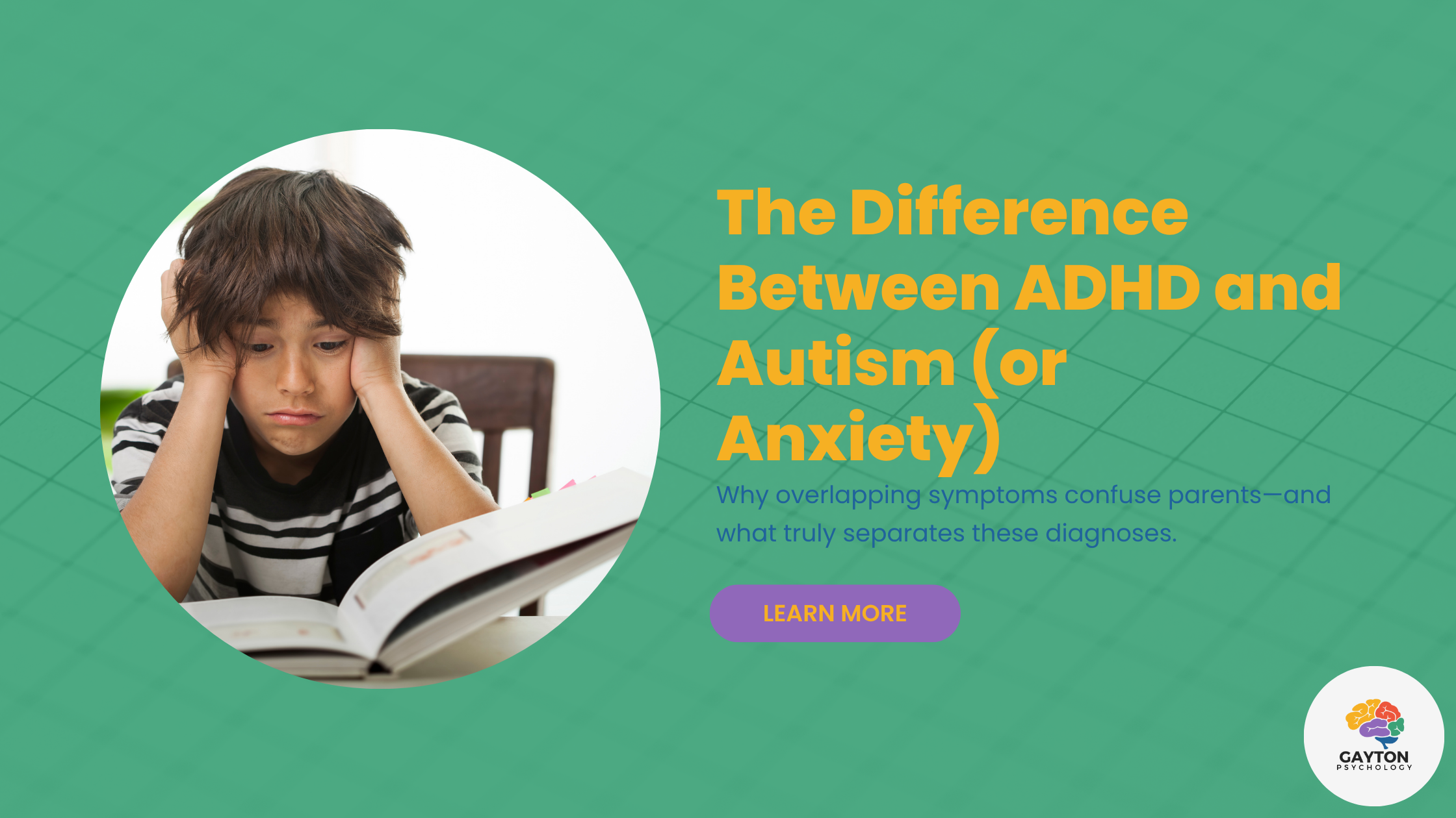 The Difference Between ADHD and Autism (or Anxiety)