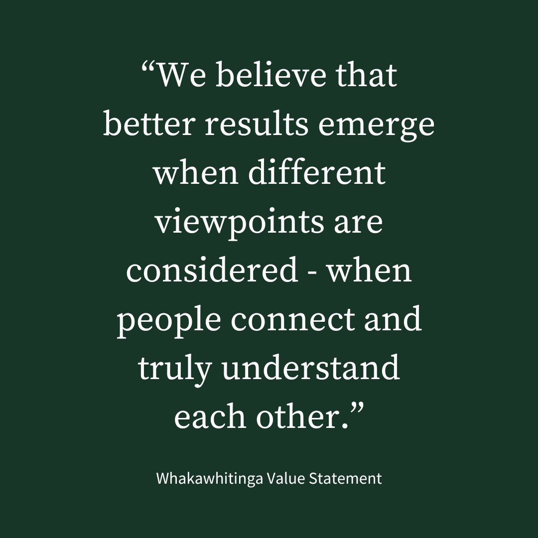 &quot;We believe that better results emerge when different viewpoints are considered - when people connect and truly understand each other.&quot; #inclusiveleadership #inclusionmatters #whakawhitinga #leadershipdevelopment