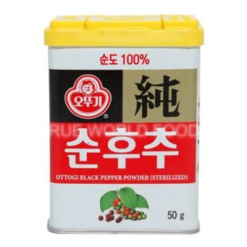 Black Pepper Powder In Can 24x50g