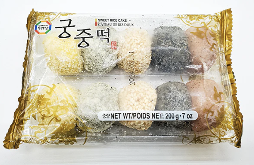 Sweet Rice Cake In 4 Flavors (Osaek-Kyungdan) 24x200g