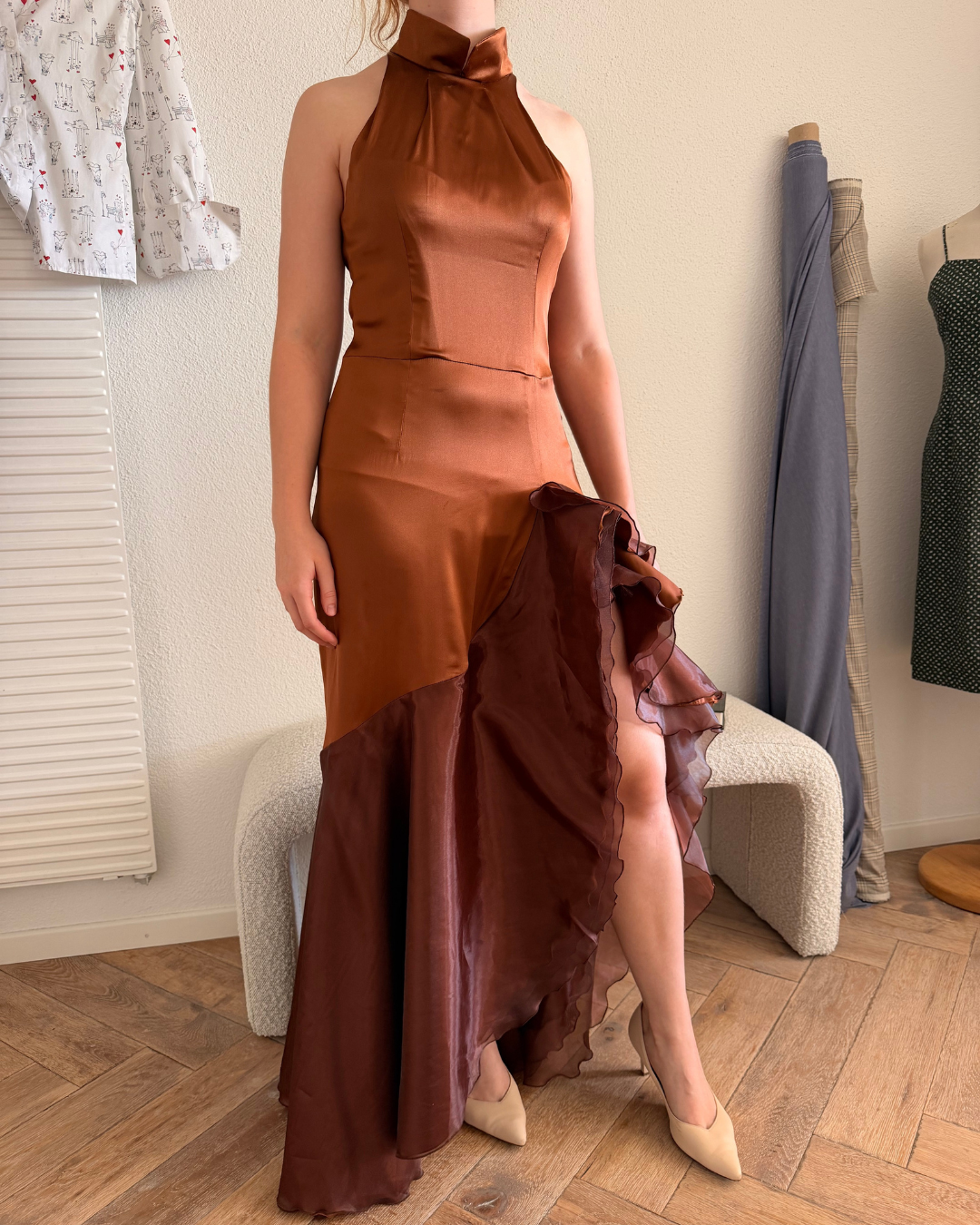 Ballkleid Kupfer