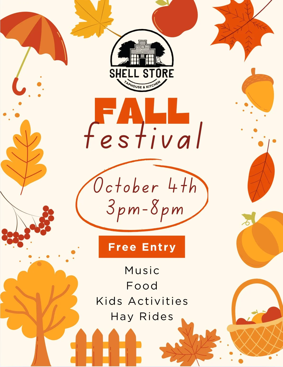 Shell Store Fall Festival Pig & The Hog Food Truck