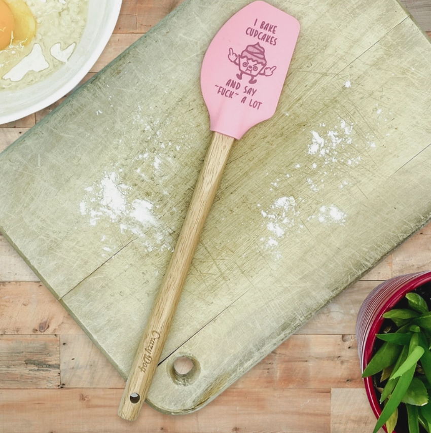 I Bake Cupcakes and Say F*ck A Lot Spatula