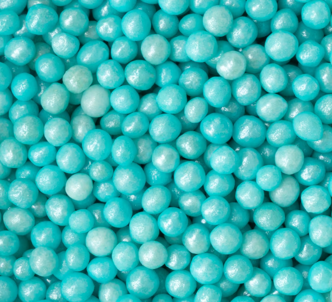 Blue Shimmer Sugar Pearls