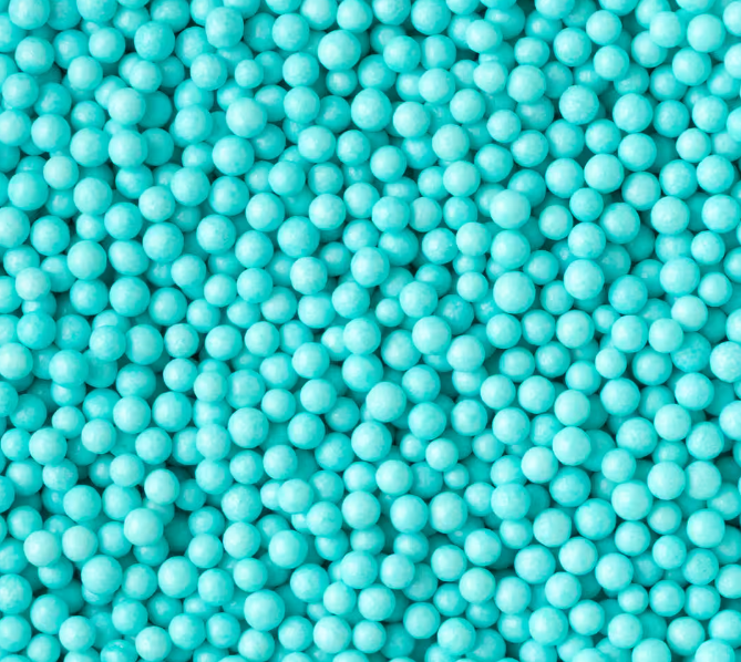 Aqua Blue Nonpareils