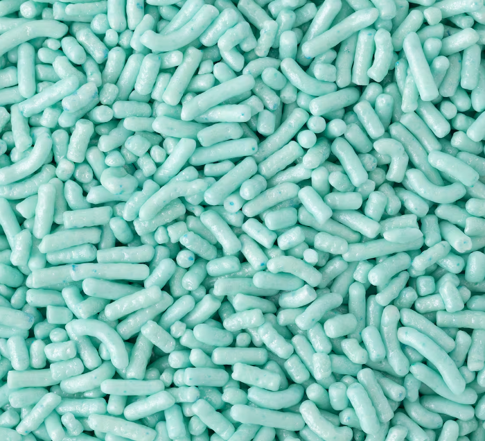 Soft Aqua Blue Shimmer Jimmies