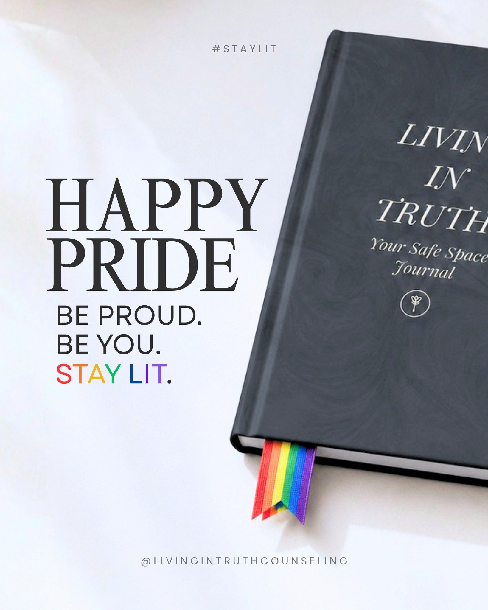 Be Proud. Be You. Stay Lit. ✨

Happy Pride! ❤️🧡💛💚💙💜
.
.
.
#PrideMonth #BeProudBeYou #Pride2026 #MentalHealthMatters #LoveIsLove #Therapist #Counselor #TampaBay #TampaFL #Florida #StPete #Clearwater #LCSW #MSW #SocialWorkLife #LMSW #BSW #SelfCare