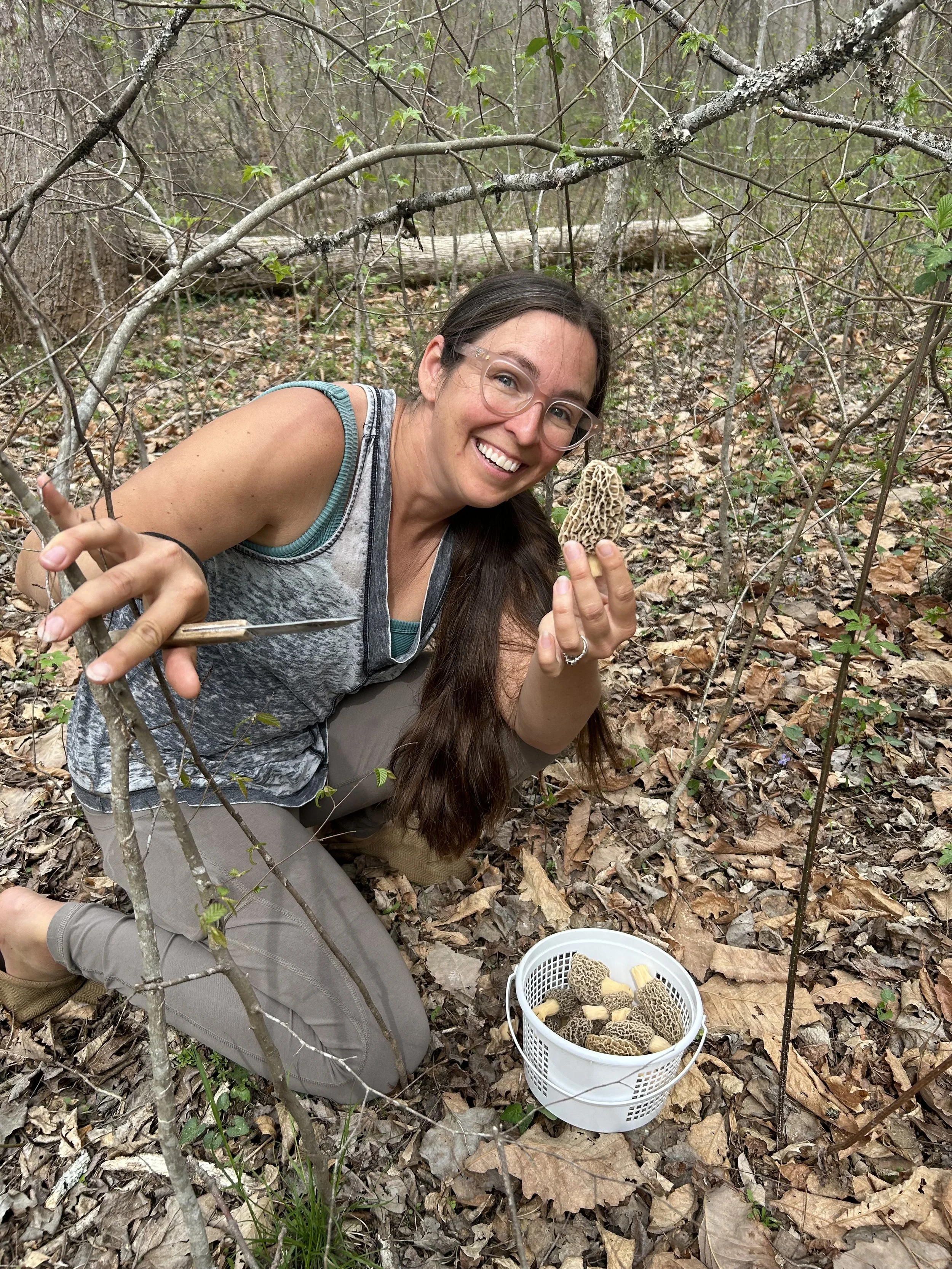 Spring Mushroom Foraging in North Carolina 