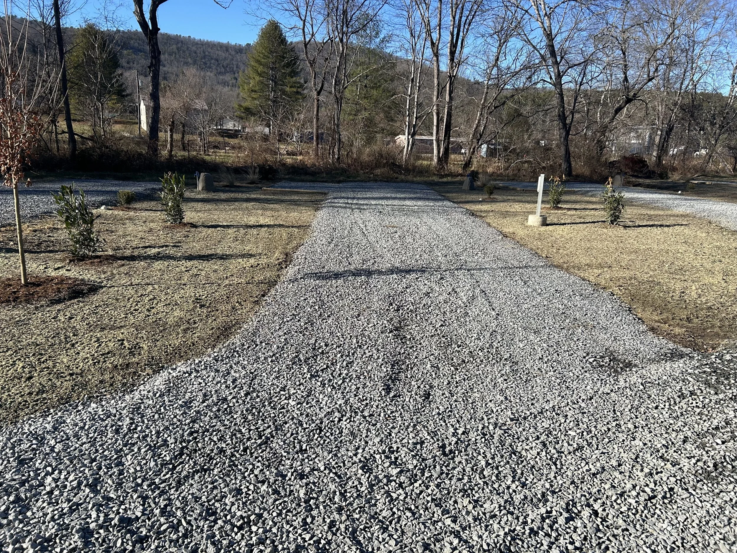 Level Creekside RV site