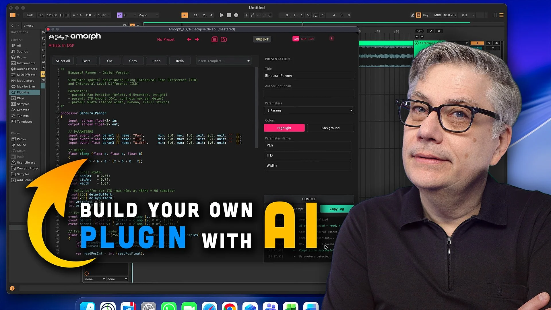 I Built a Binaural Panner from Scratch Using AI — No Coding Required