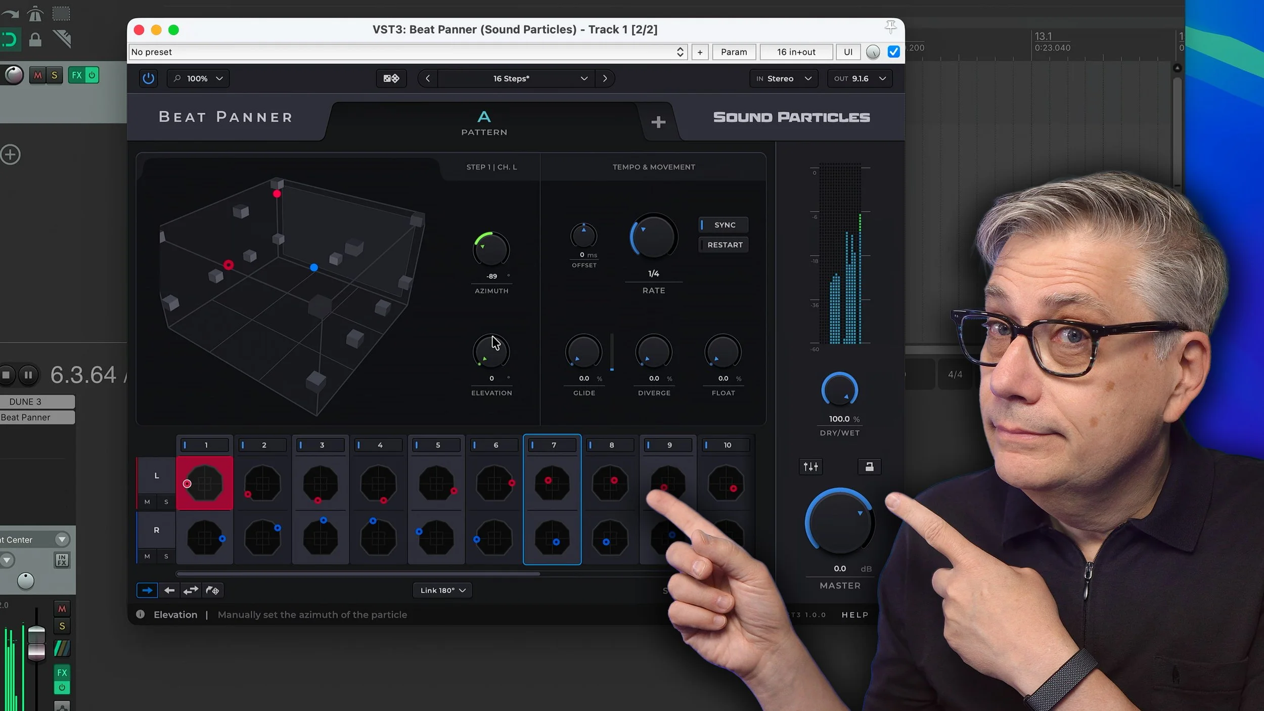 Beat Panner by Sound Particles: Auto-Panning in 3D