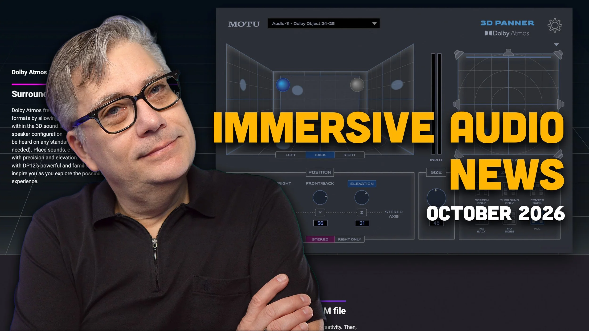 Dolby Atmos Comes to Digital Performer, Plus 9 More Immersive Audio Stories