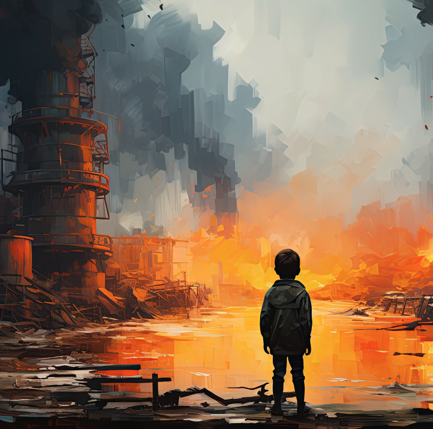 Boy looking at factory.png