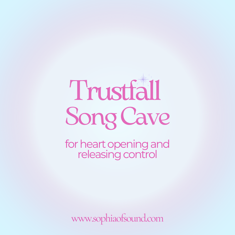 Trust fall Song Cave - Sophia of Sound - Cover Art.png