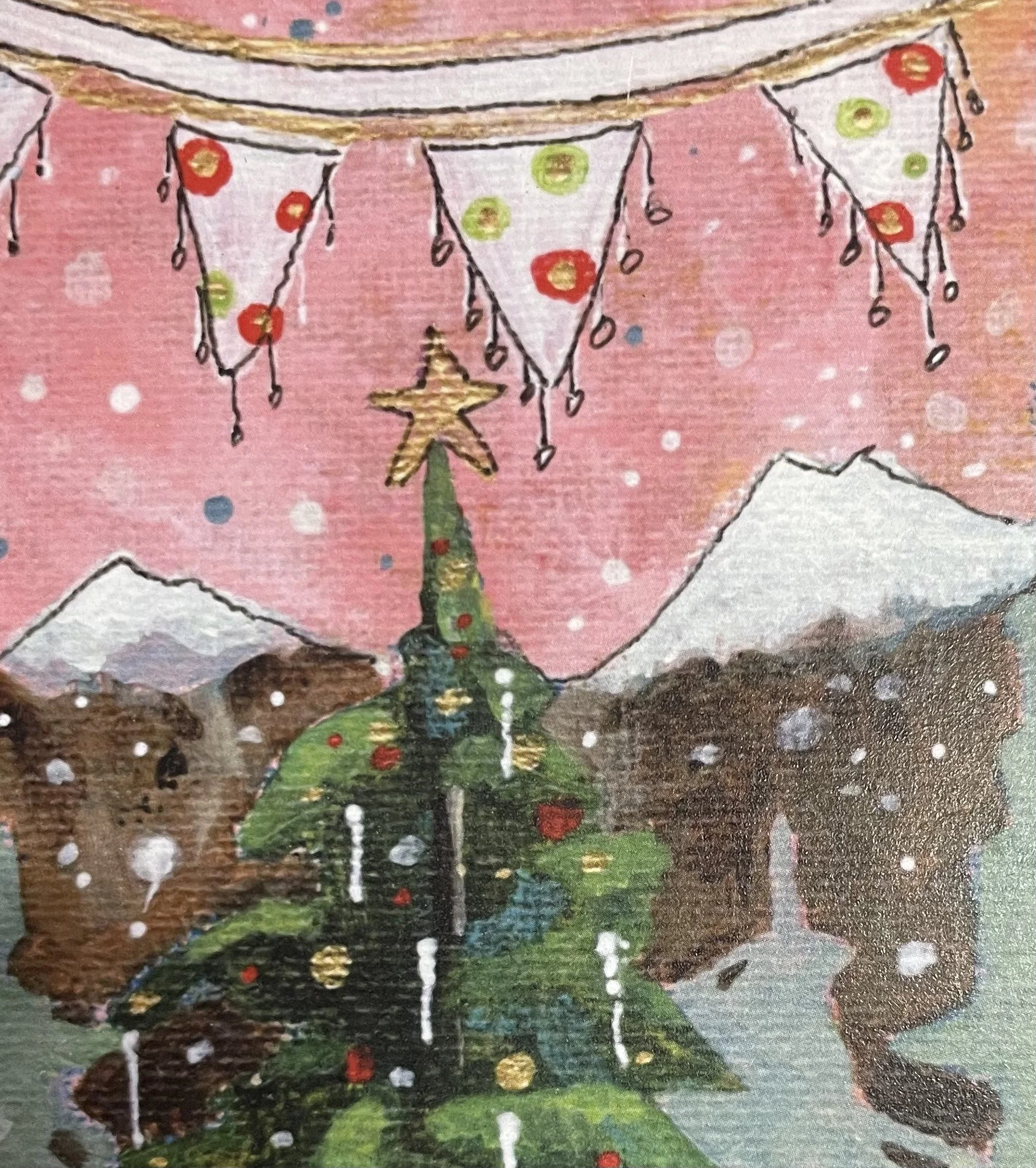 Sugarplum WOOD BLOCK PRINT