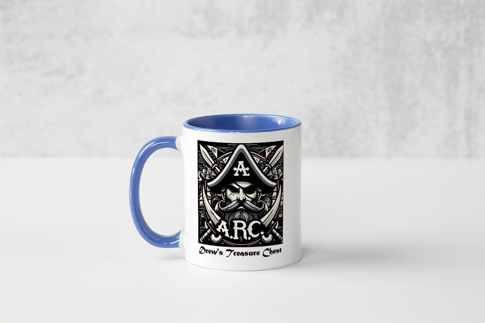 Drew's Treasure Chest Limited Edition  BLUE Collectors Mug