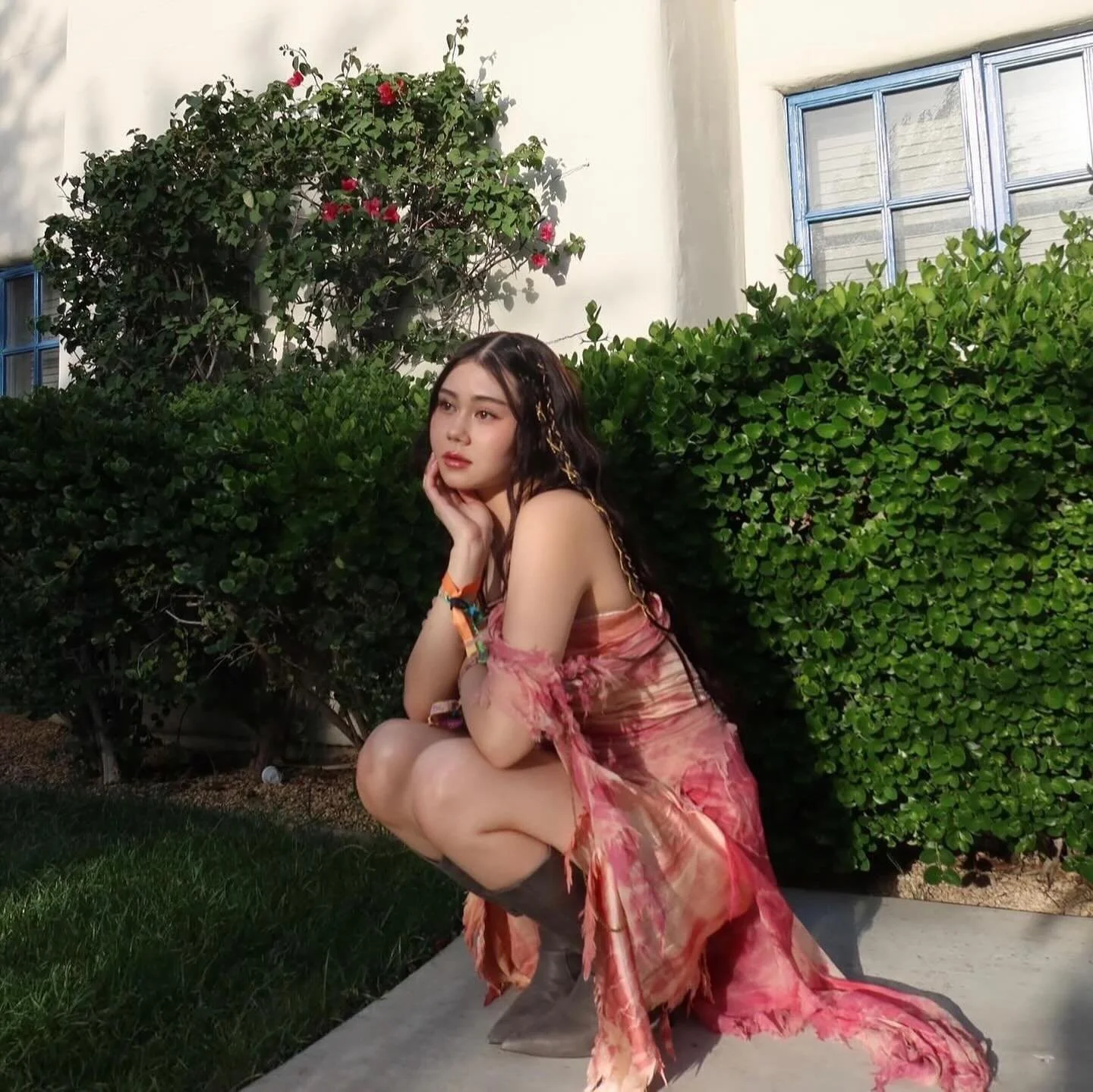 ethereal🦋 @erikamtitus 

#longhair #hairjewelry #reaganlinkartistry