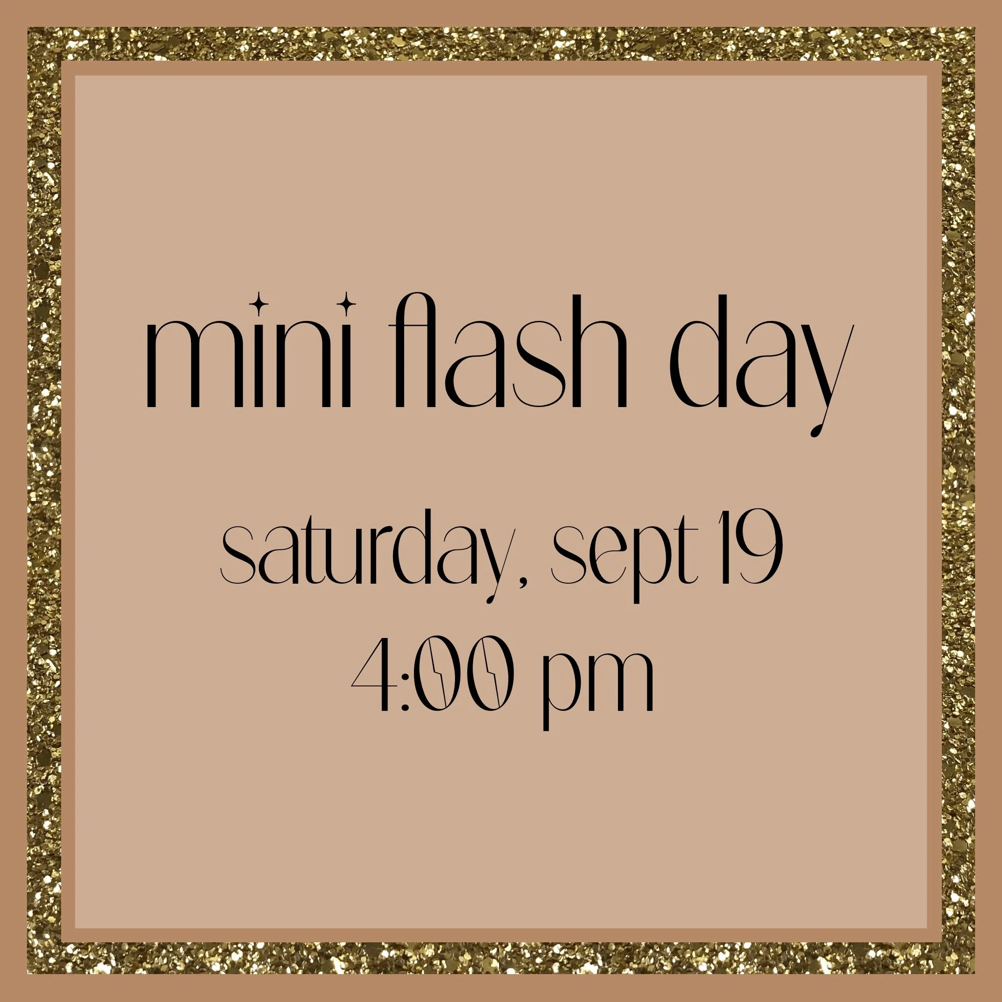 Sat, Sept 19 @ 4:00 pm