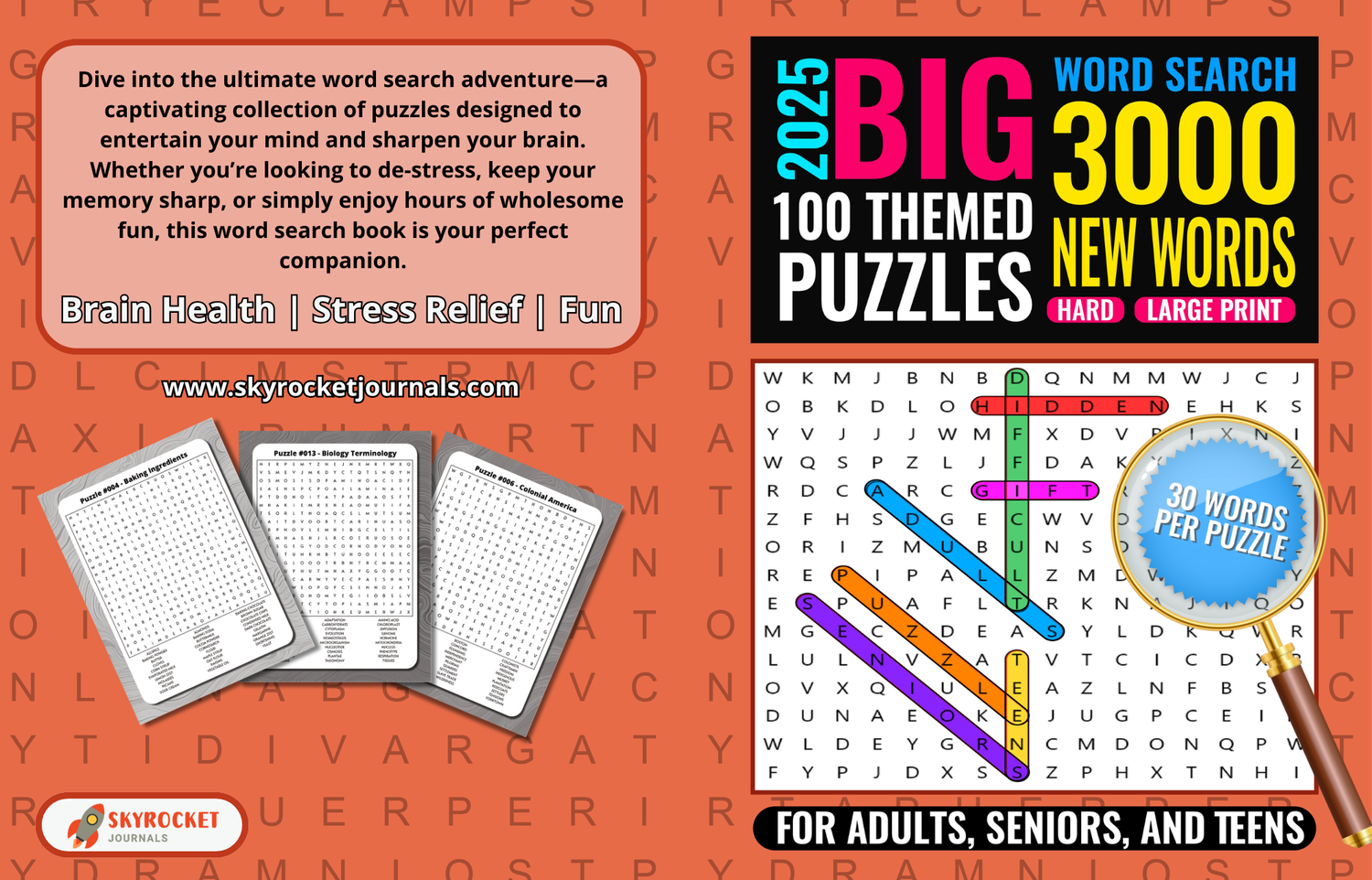 Big Word Search Hard | Enhance Your Skills Today — Skyrocket Journals