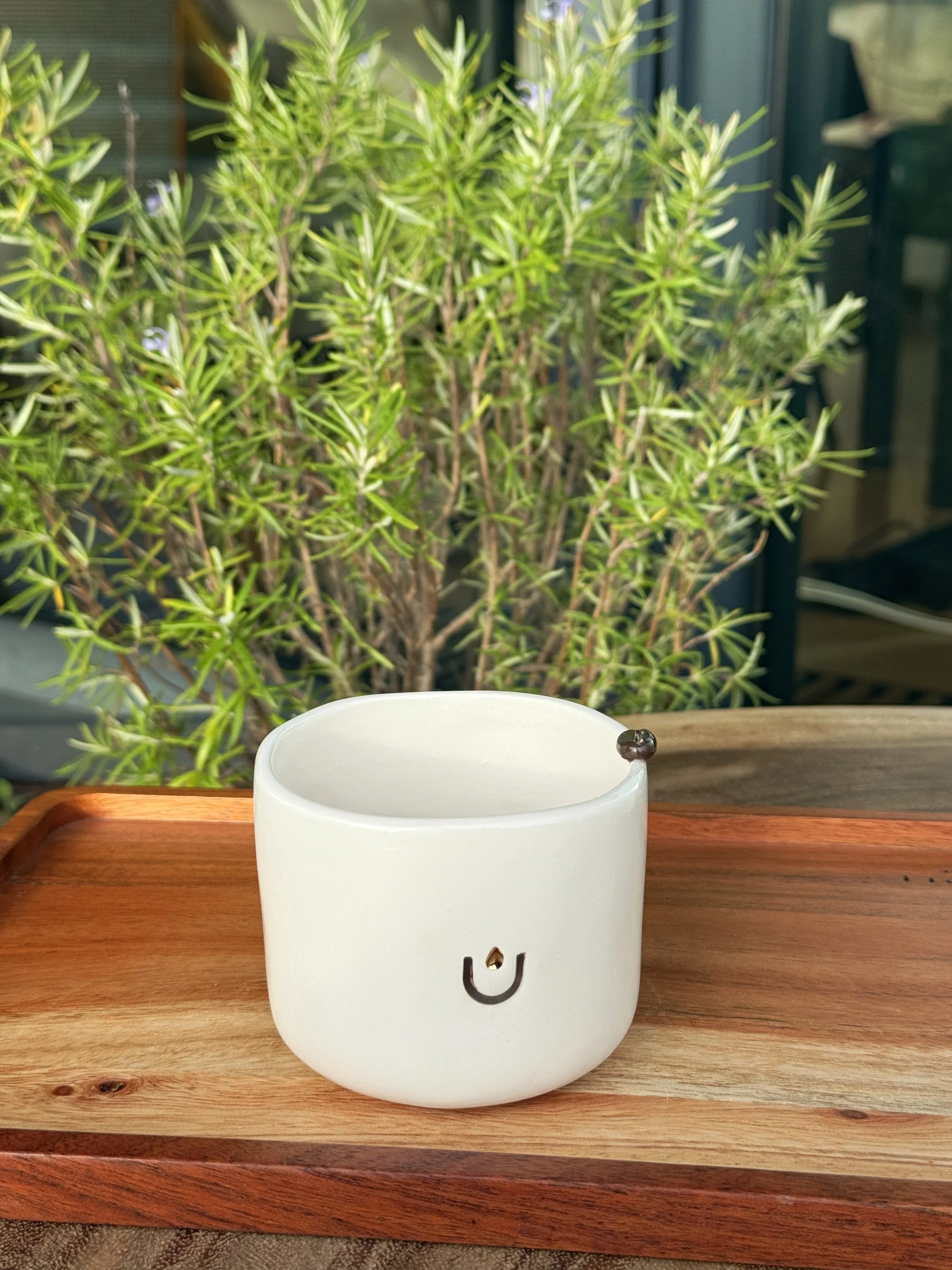 Handmade Ceramic Cappuccino Cup - Limited Edition