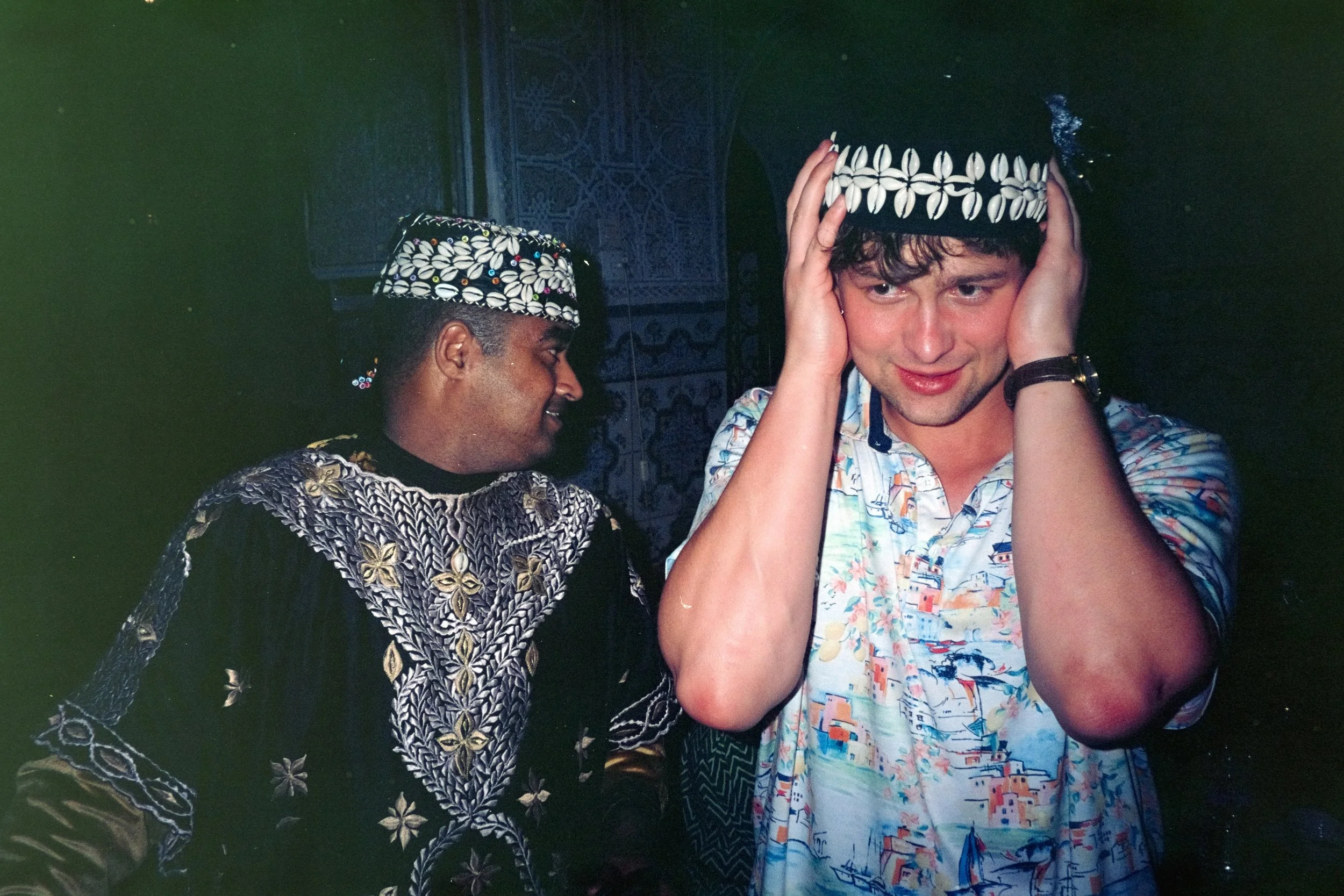 Phil in Fez. We joined a conga line