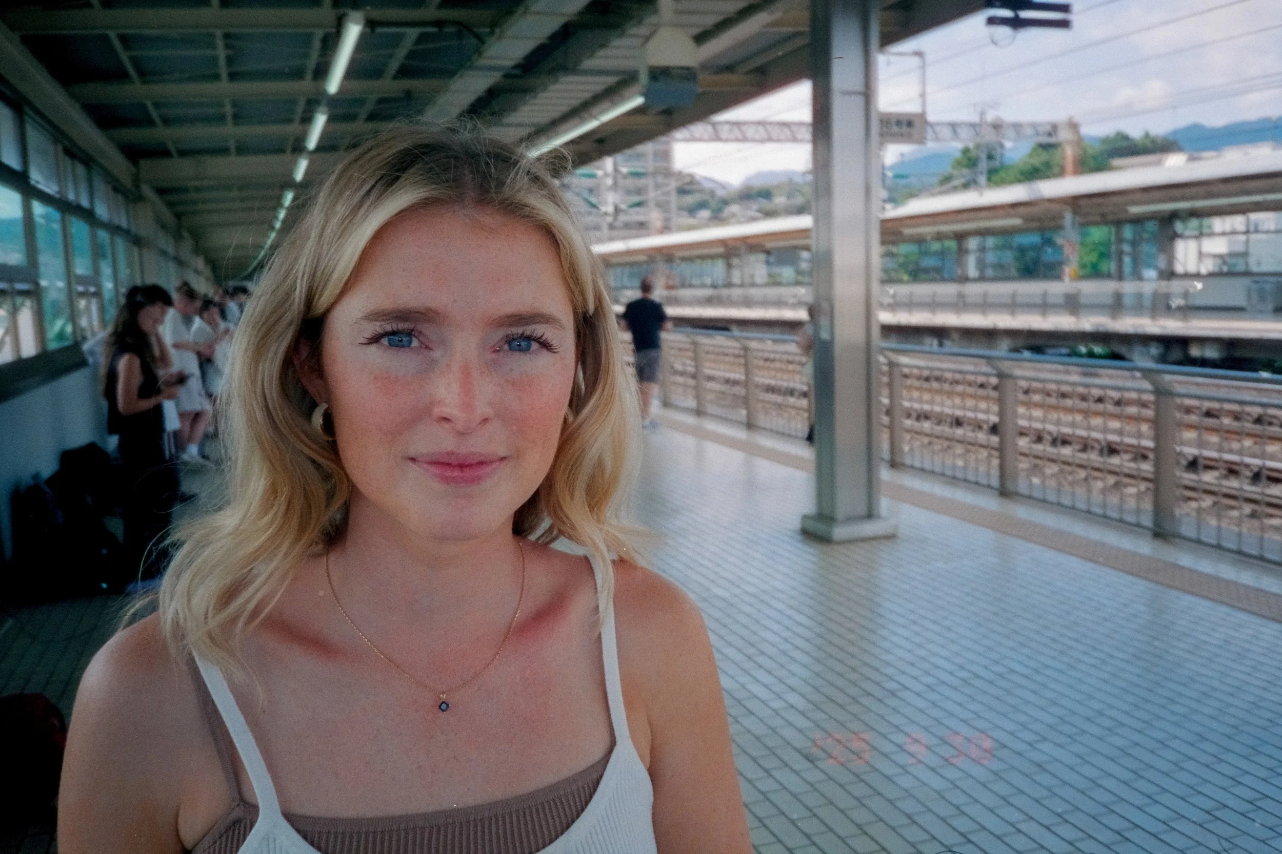 Waiting for Shinkansen - Odawara