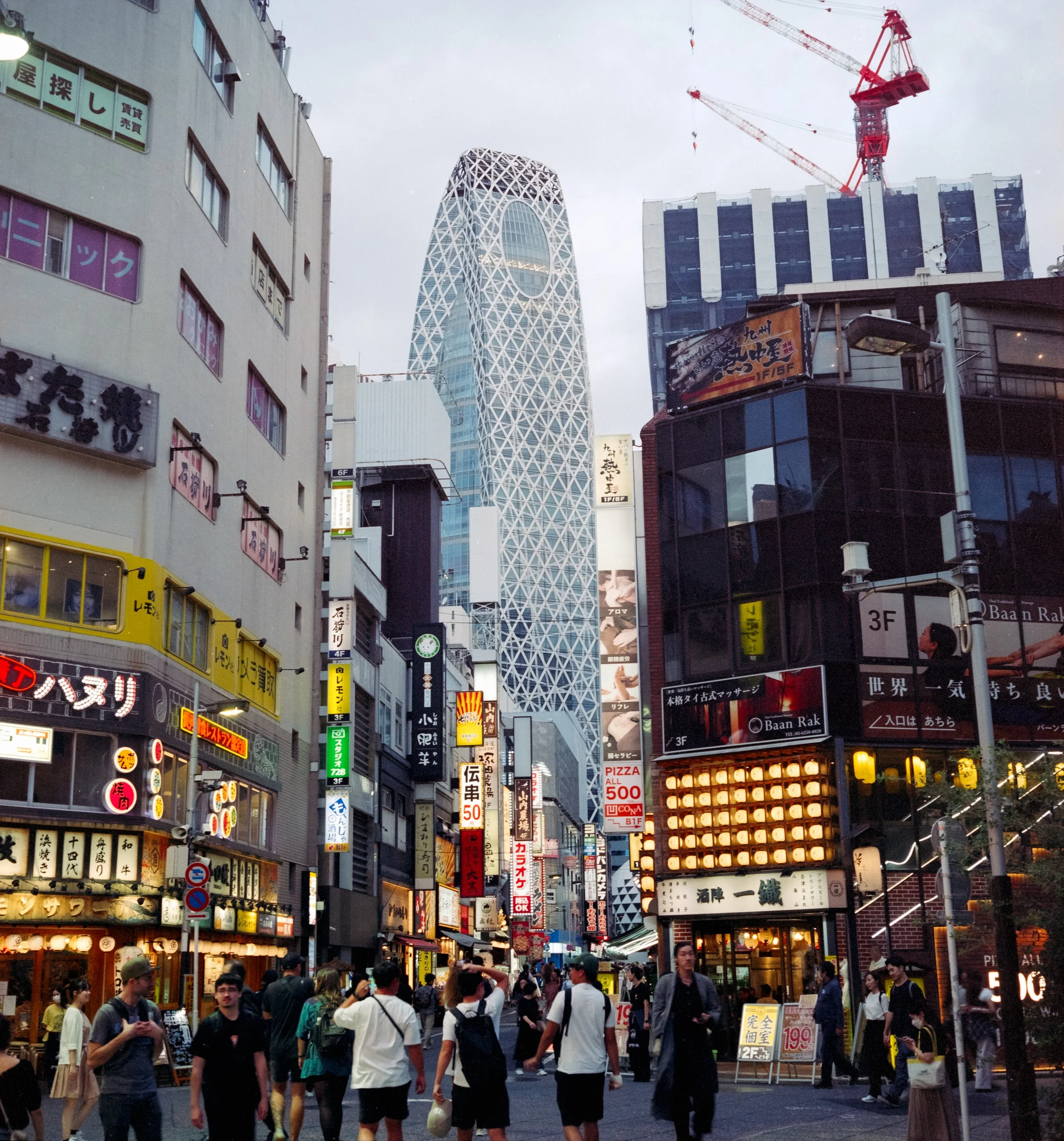 Looking back at Tokyo Mode Gakuen. There were like 10+ camera stores here.