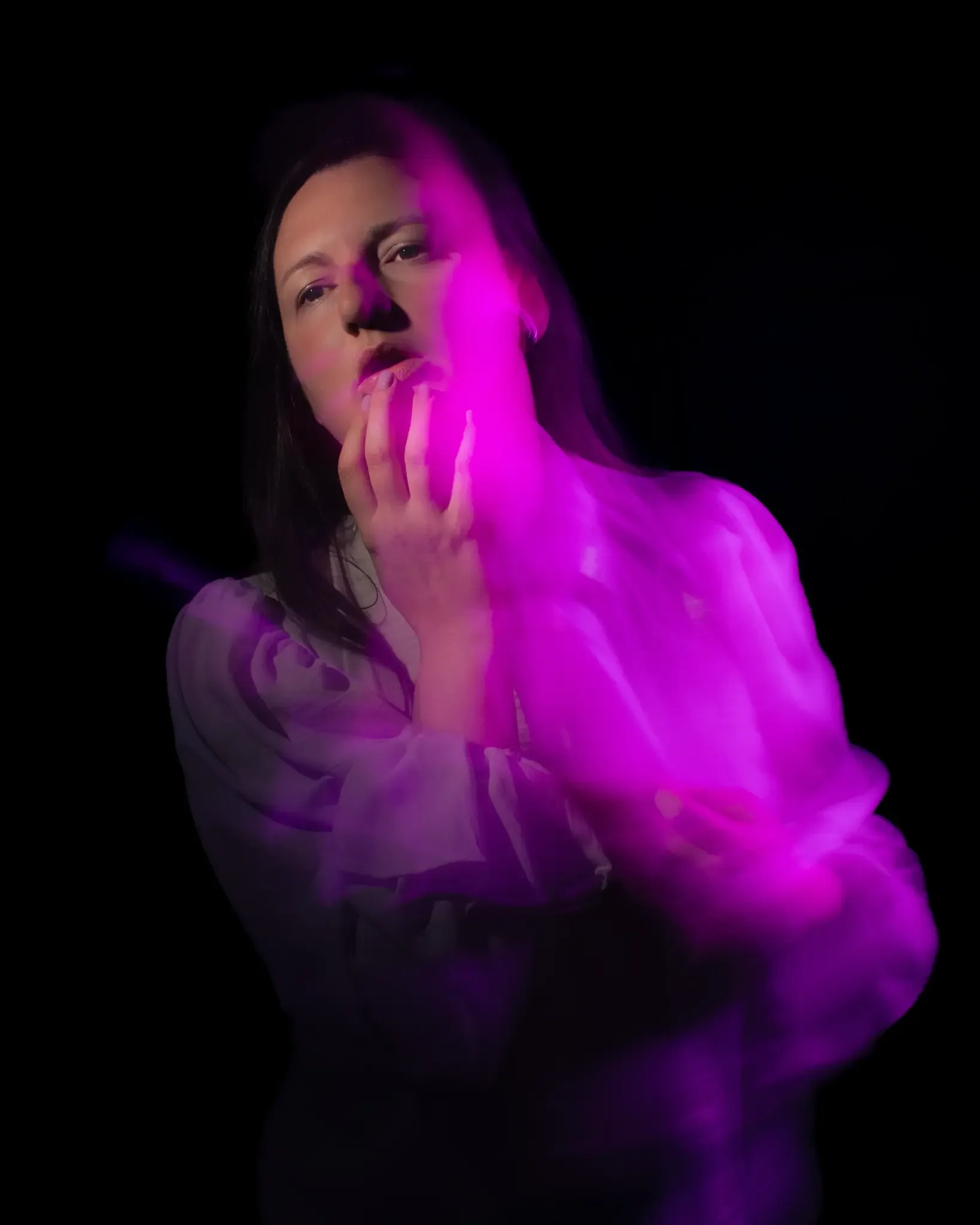 pink-motion-capture-portrait-lady-in-white-shirt-north-wales.webp