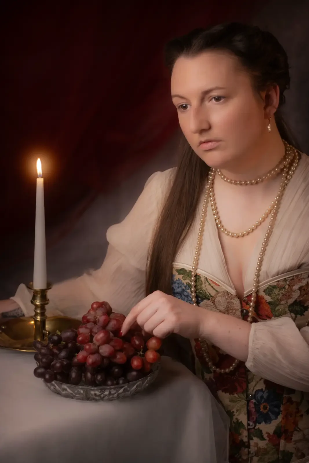 A Portrait with Grapes