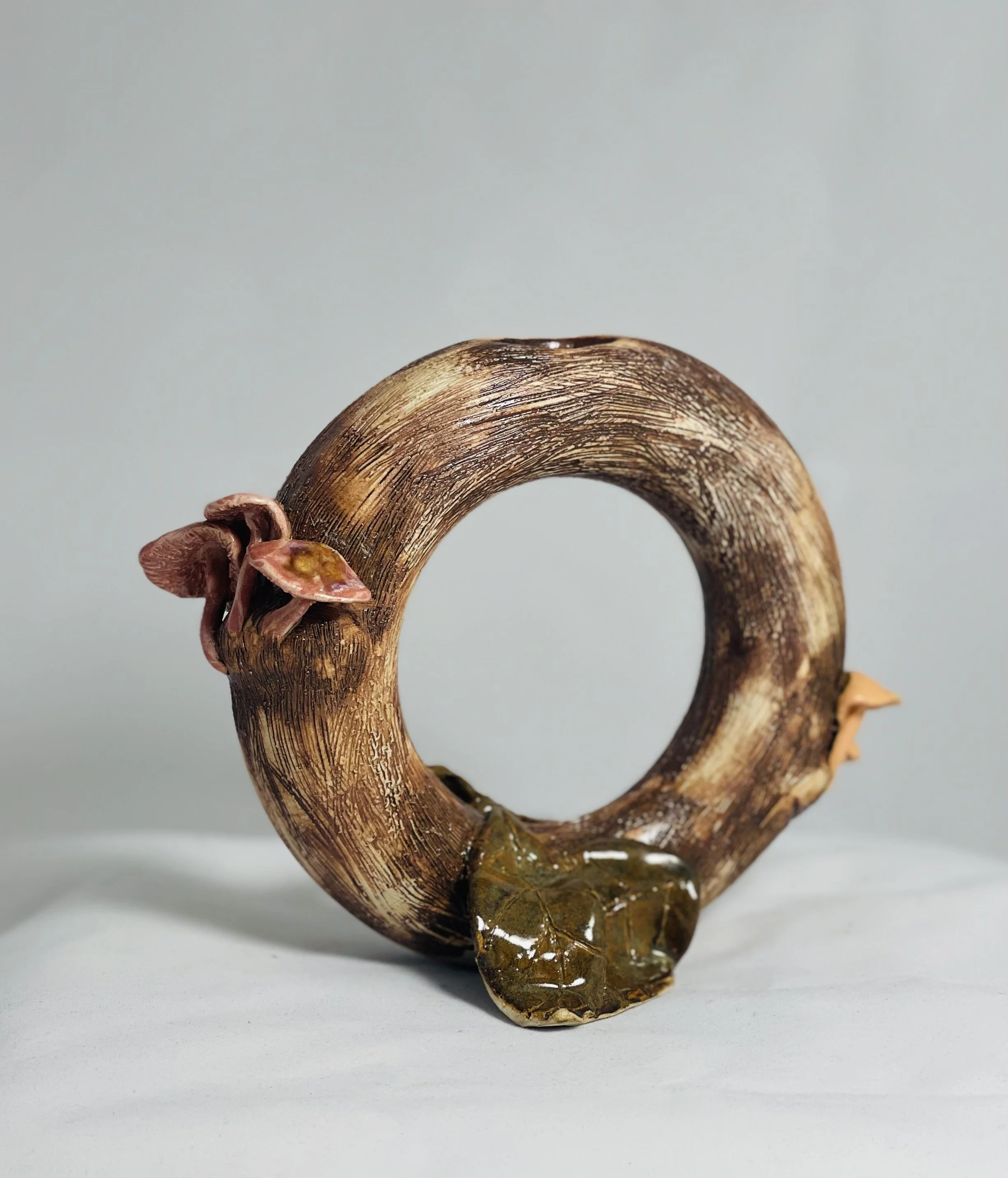 small mushroom ring vase $75