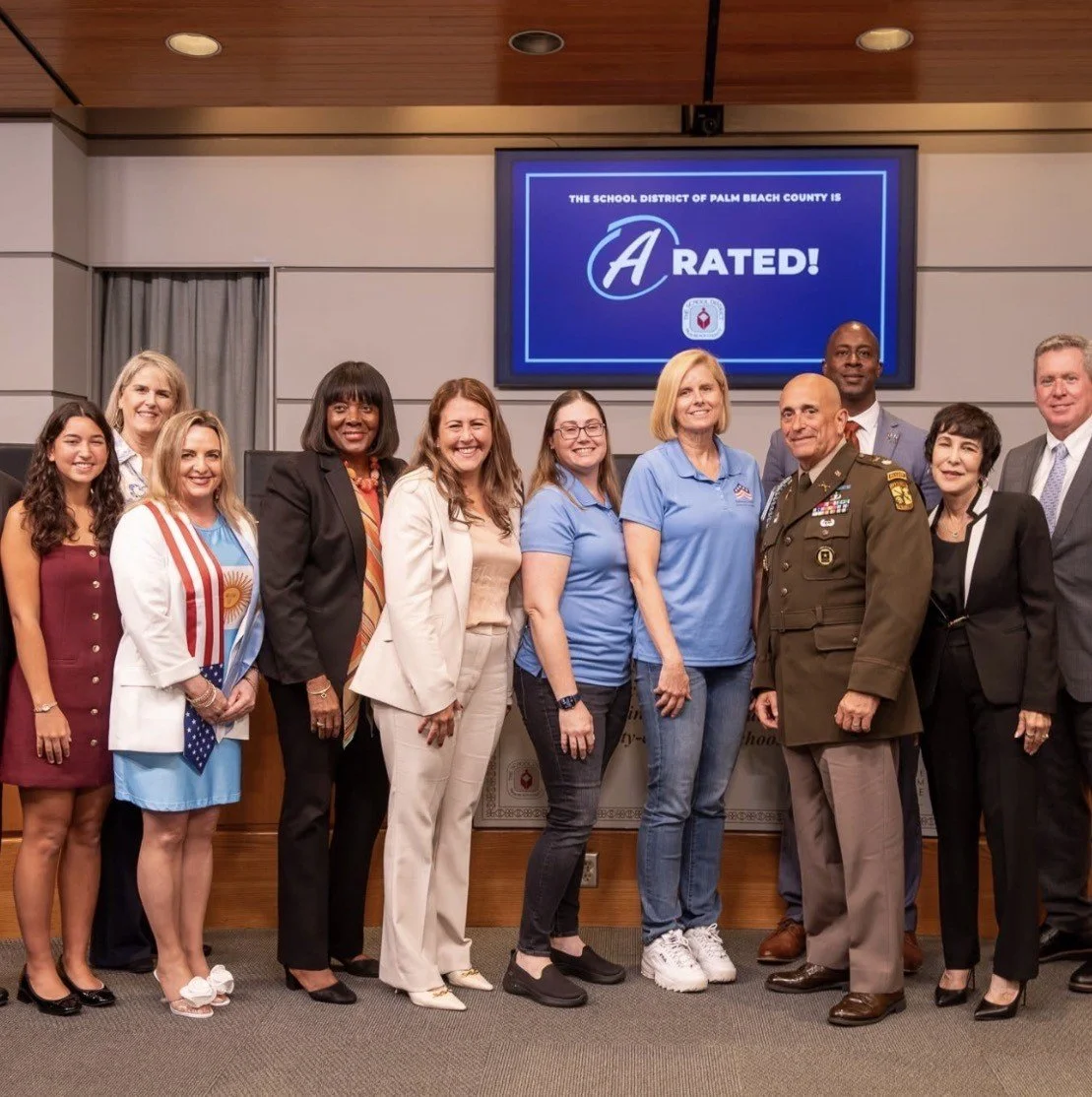 Honored by the School District of Palm Beach County