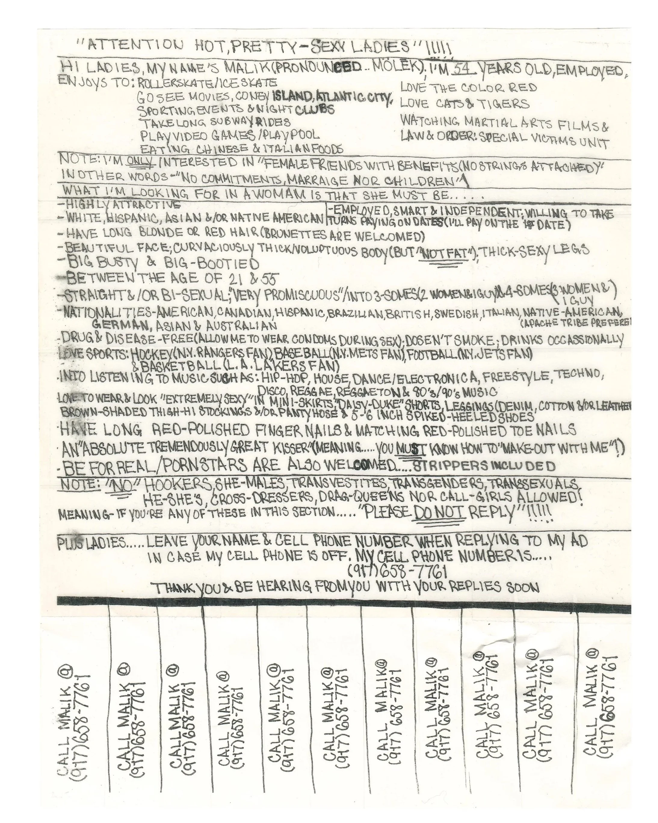 Zine 002: A collection of found flyers (1st print 2025), ongoing