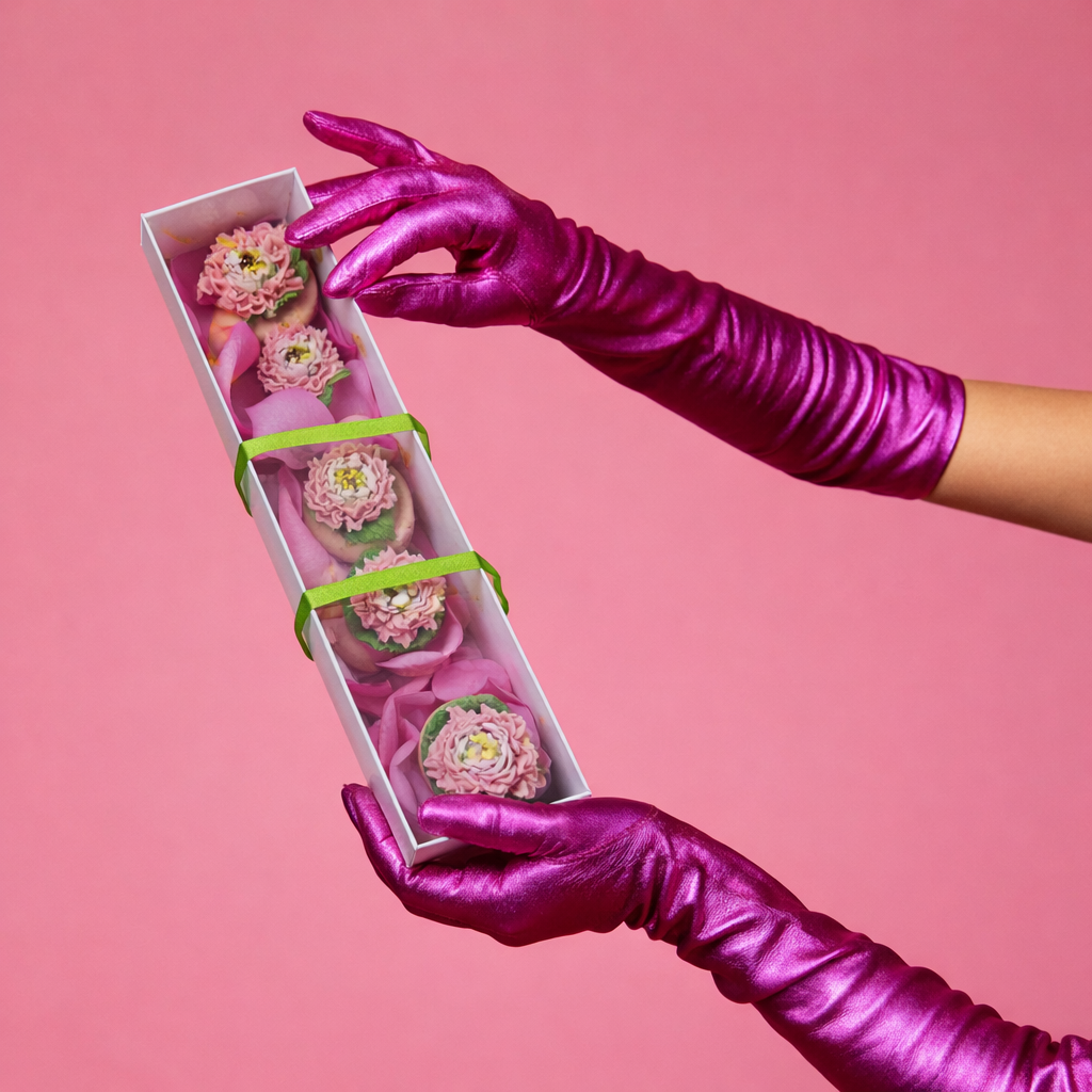 Add-on Blooming Macaron Box – Set of 6