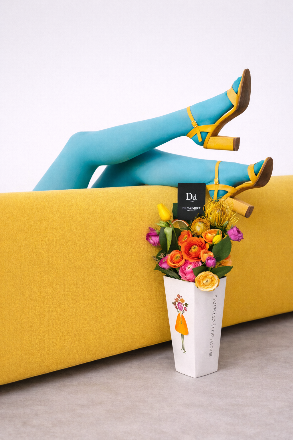 Luxe High-Rise Cupcake Bouquet Box