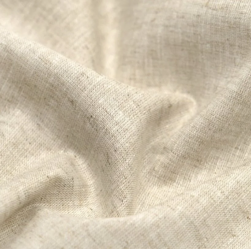 100% Cream Linen