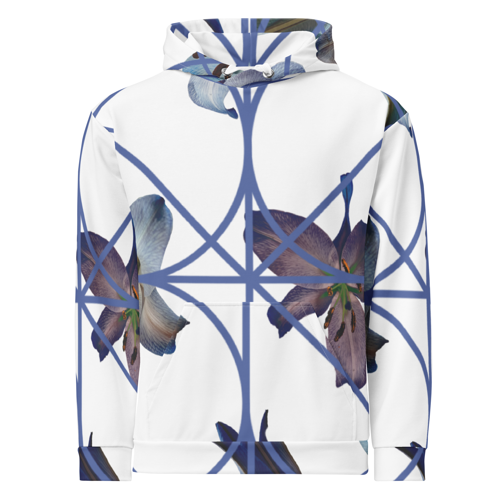 Blue Lily Hoodie