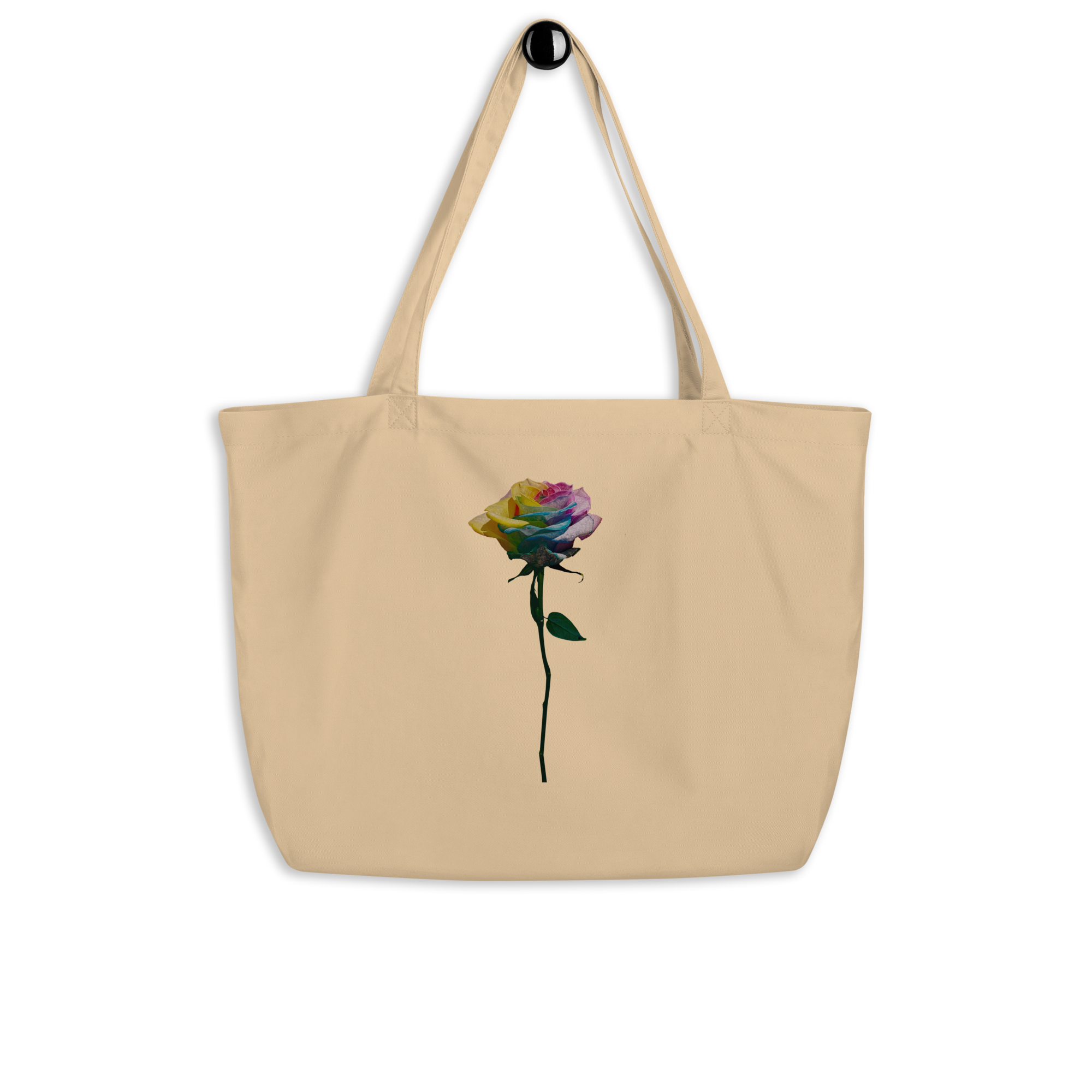 Rainbow Rose Tote