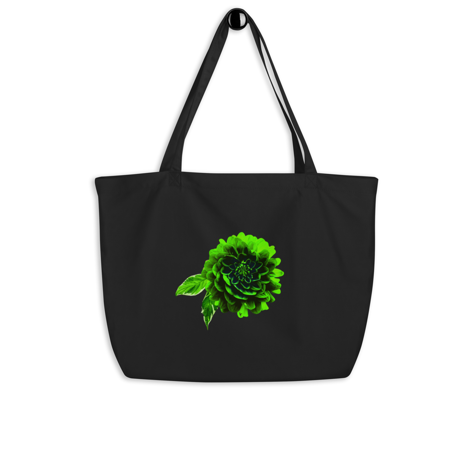 Neon Dahlia Tote