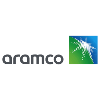 Aramco logo.
