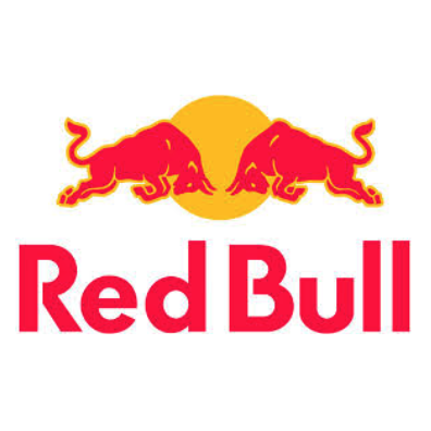 Red Bull logo.