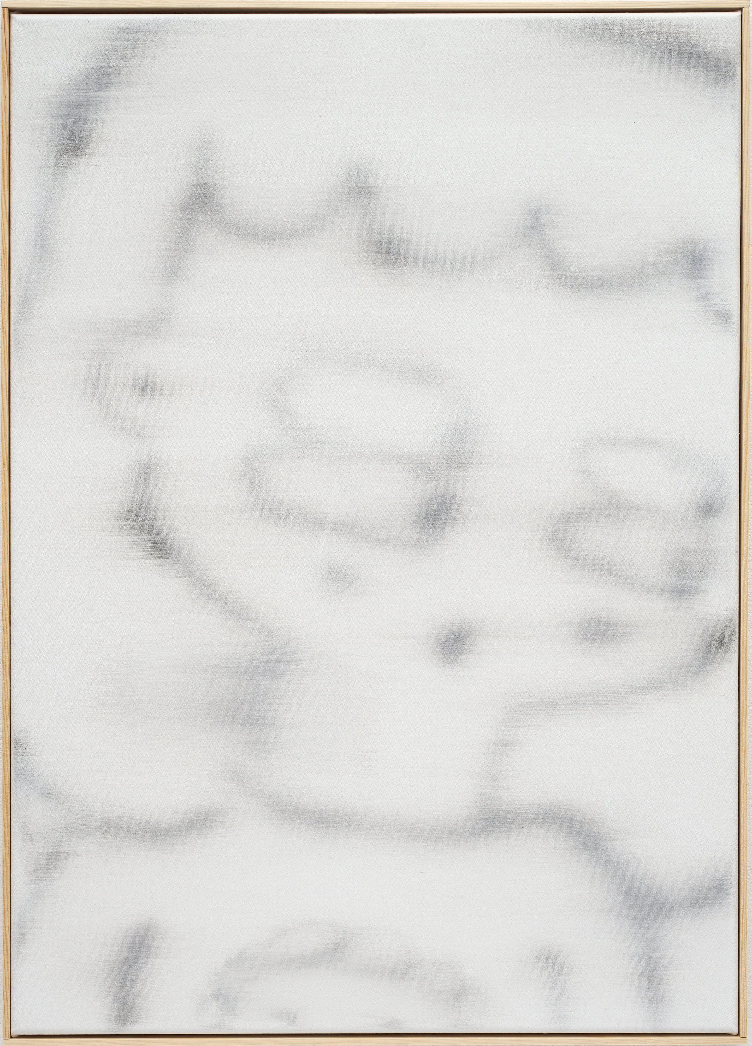 "Dissolving into silence III" 70x50cm