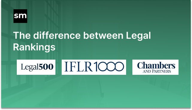 Differences between The Legal 500, Chambers and IFLR 1000
