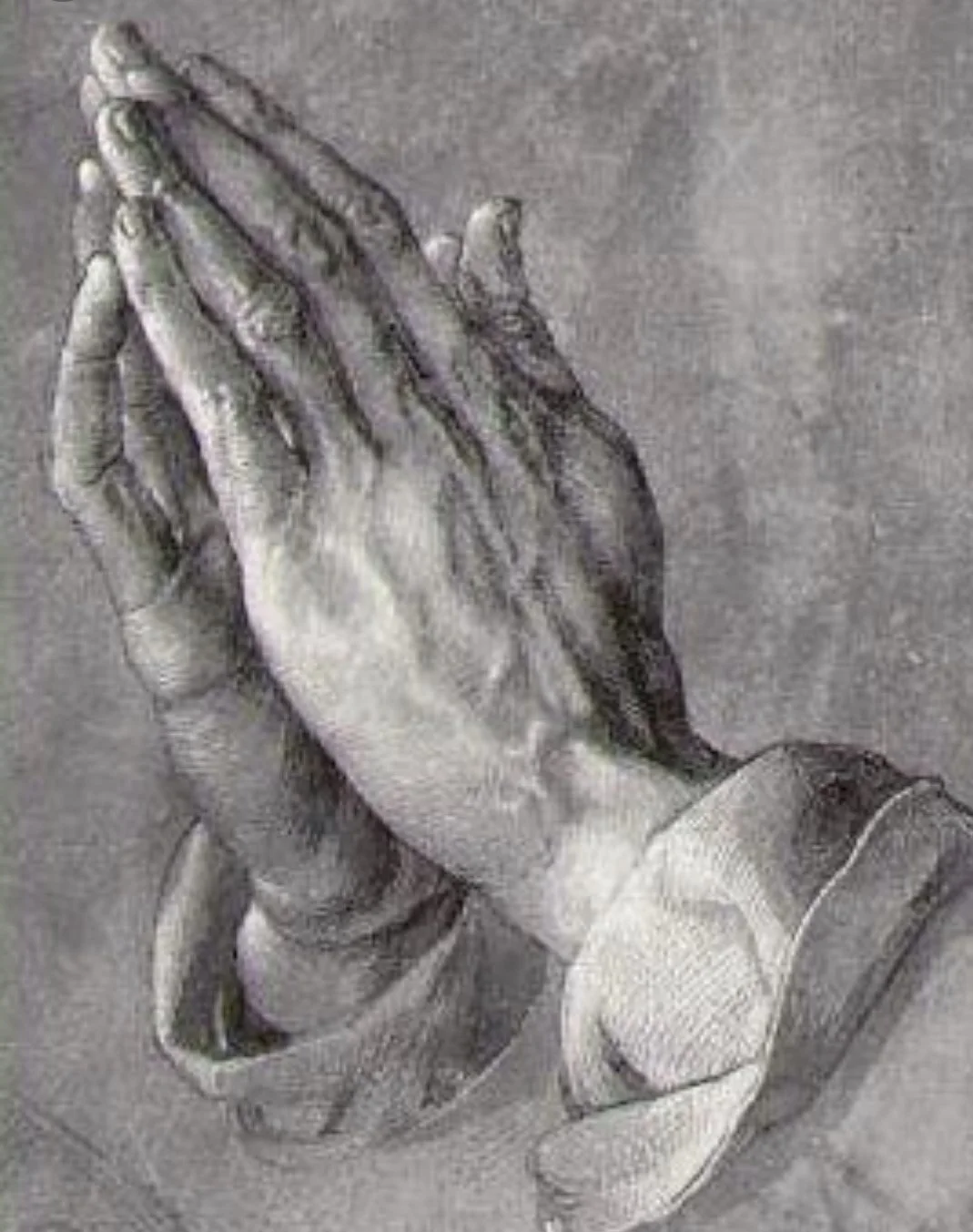 The Praying Hands - Original Painting
