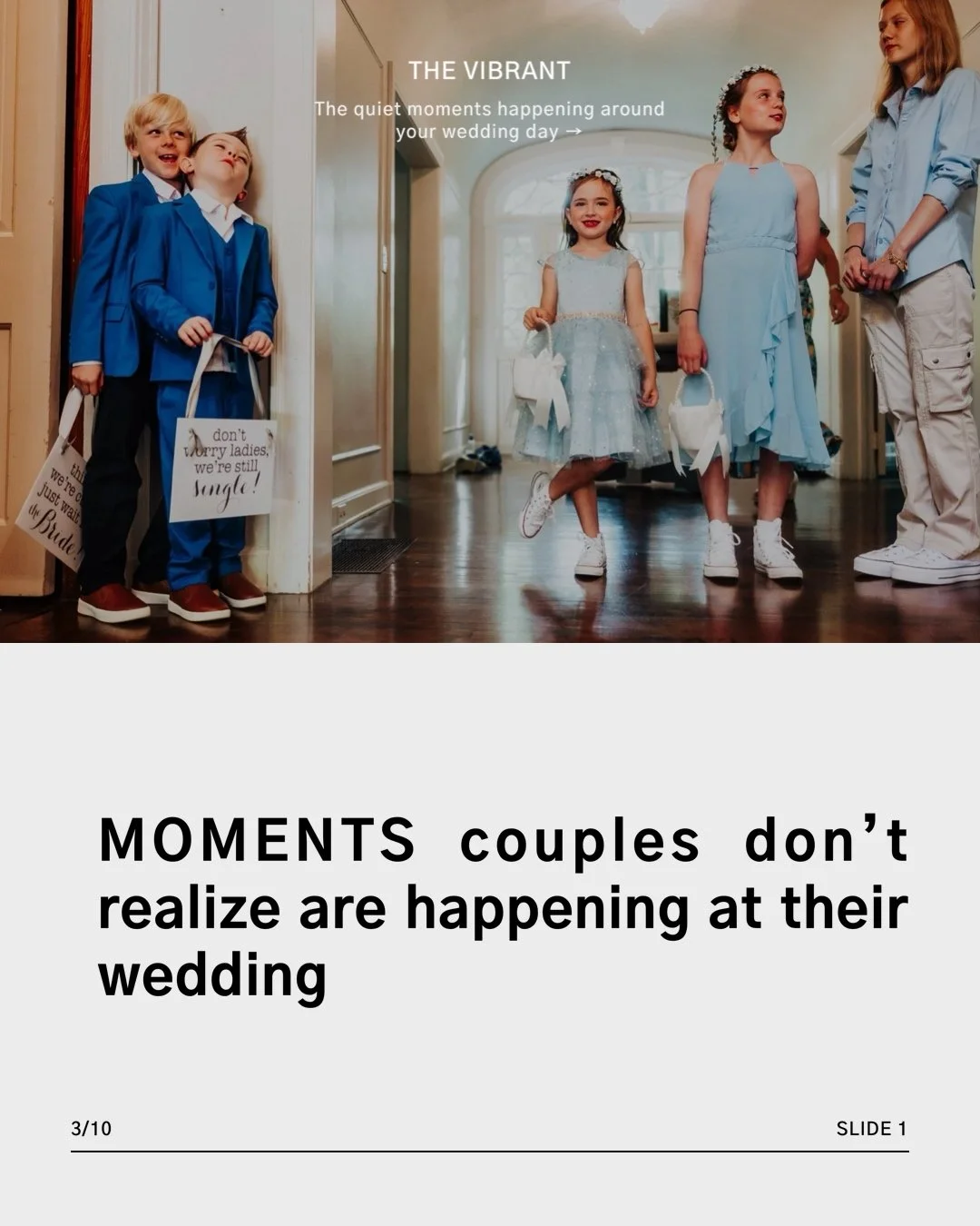 The Moments Couples Don’t Realize Are Happening on Their Wedding Day