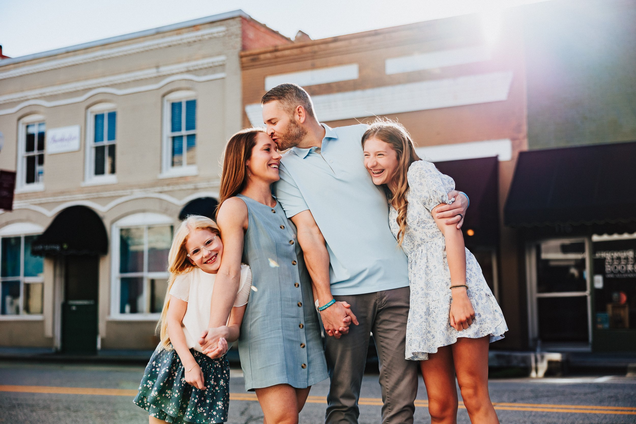 Downtown Apex Family Portrait