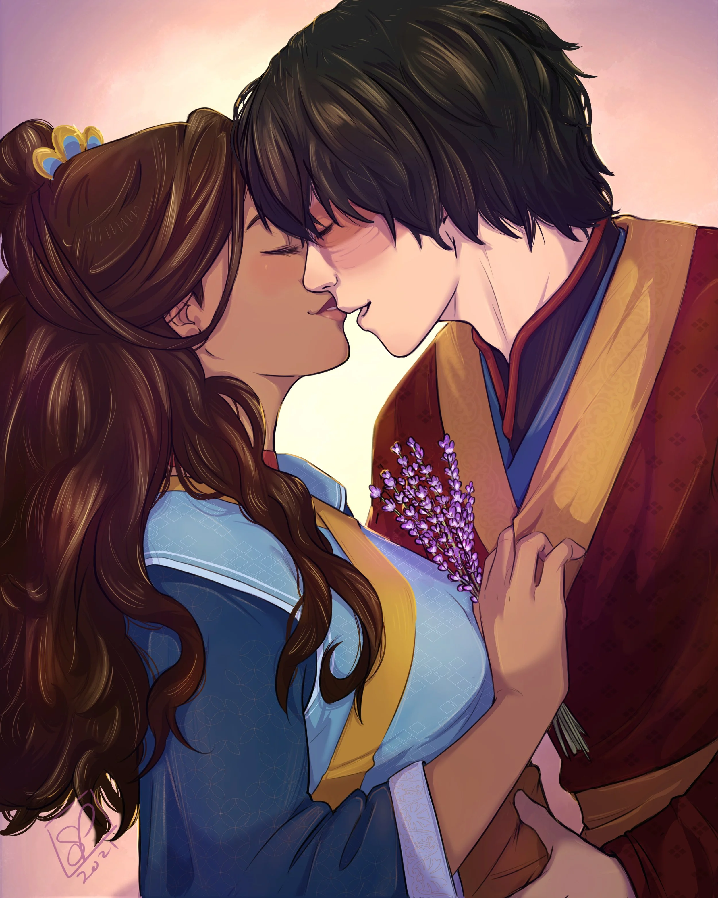 Lavender: Zutara Art Print