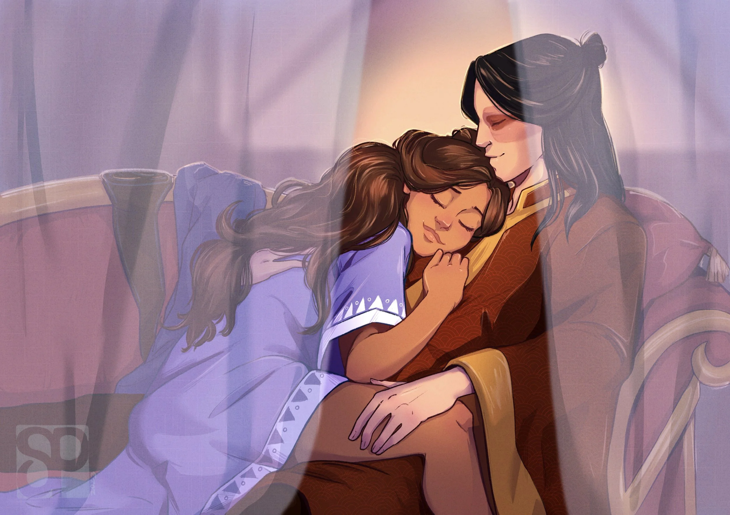 Touch Starved: Zutara Art Print